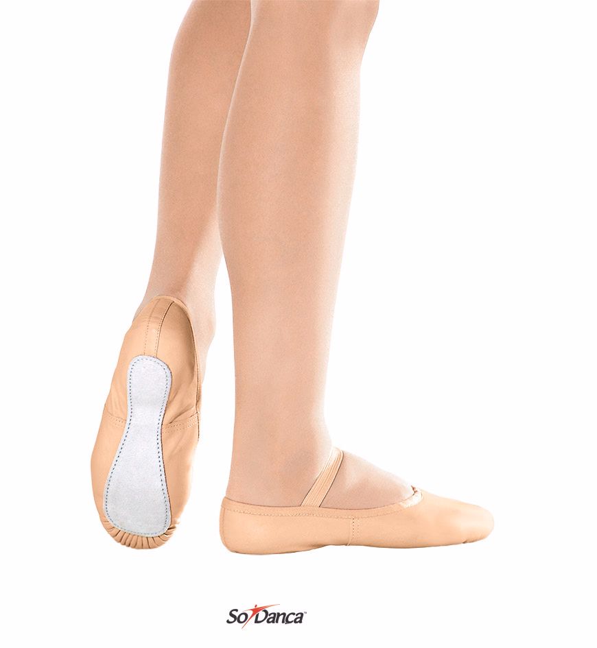 Zapatilla Media Punta Adulto - Cuero - BAE90 L