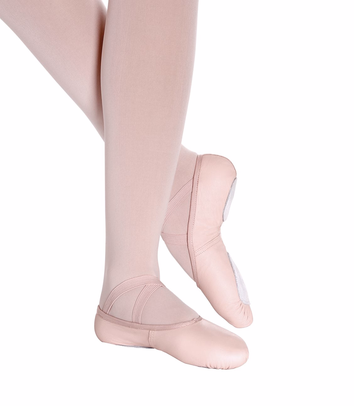Zapatilla Media Punta Adulto e Infantil - Cuero - F3